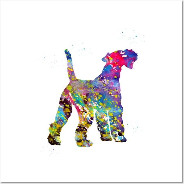 Fox Terrier Wall Art by erzebeth